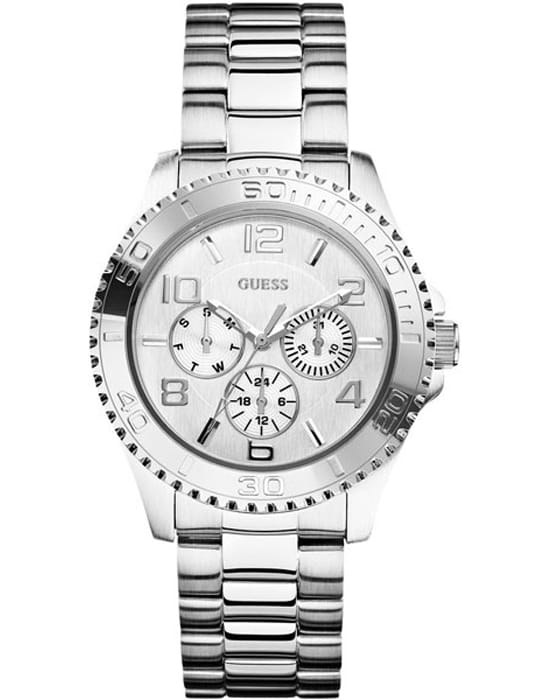 Guess Guess W0231L1  W0231L1 кварцевые мужские часы  циферблат, браслет нержавеющая сталь — вид спереди